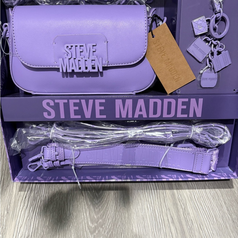 Steve Madden Lavender Crossbody Bag Set